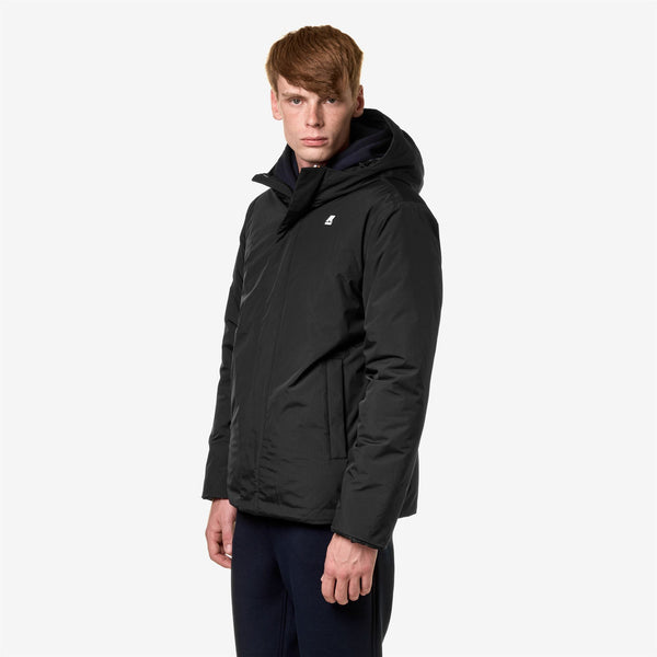 K Way JACK RIPSTOP MARMOTTA BLACK P-BLUE A