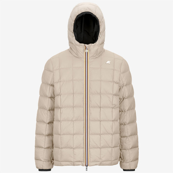 K Way JACK ST THERMO REVERSIBLE BLACK P-BEIGE G