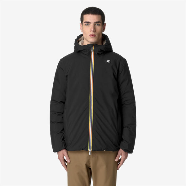 K Way JACK ST THERMO REVERSIBLE BLACK P-BEIGE G