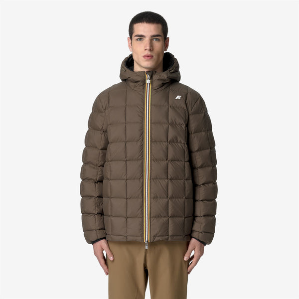 K Way JACK ST THERMO REVERSIBLE BLACK P-BROWN G