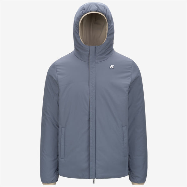 K Way JACK ST WARM REVERSIBLE BEIGE G-GREY BL