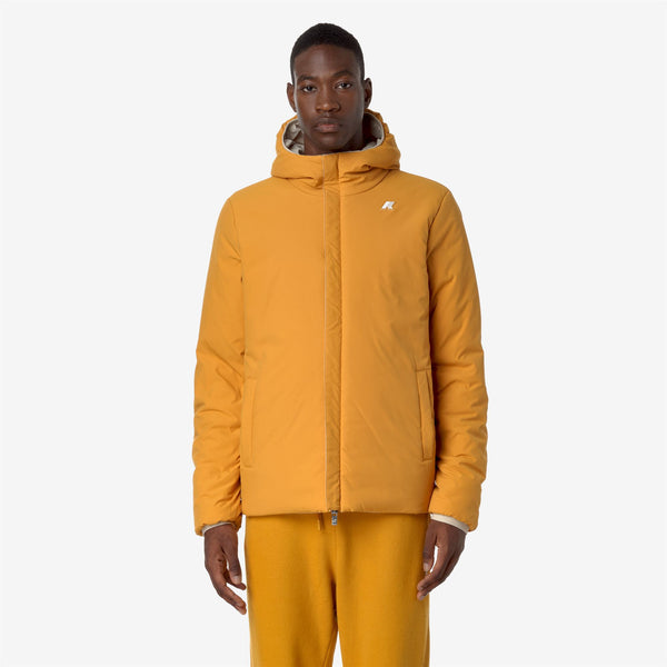 K Way JACK ST WARM REVERSIBLE BEIGE G-YELLOW I