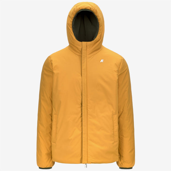 K Way JACK ST WARM REVERSIBLE GREEN C-YELLOW I