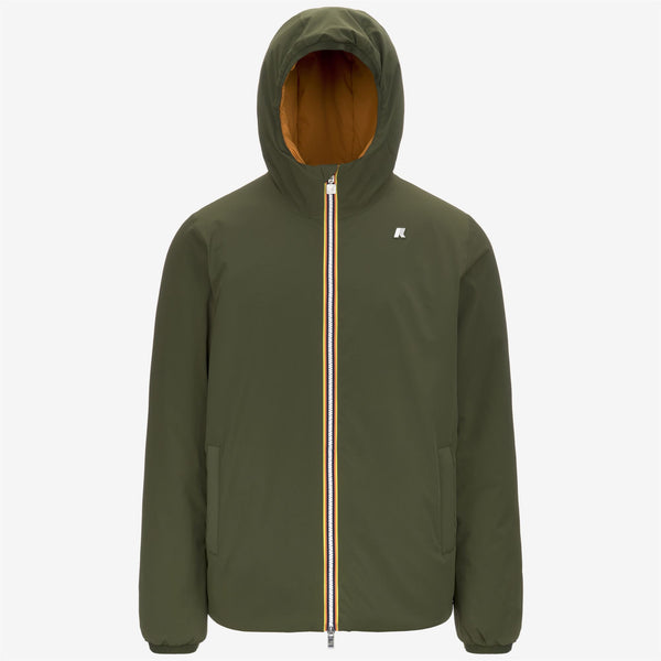 k way JACK ST WARM REVERSIBLE GREEN C-YELLOW I