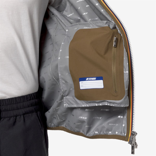 K Way JACK STRETCH DOT BROWN CORDA