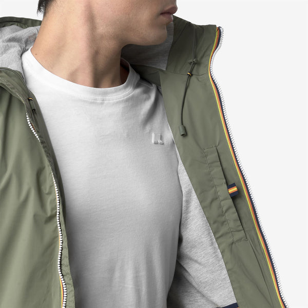 K Way JACK STRETCH NYLON JERSEY GREEN LICHEN