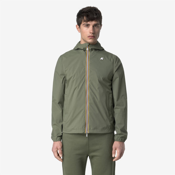 K Way JACK STRETCH NYLON JERSEY GREEN LICHEN