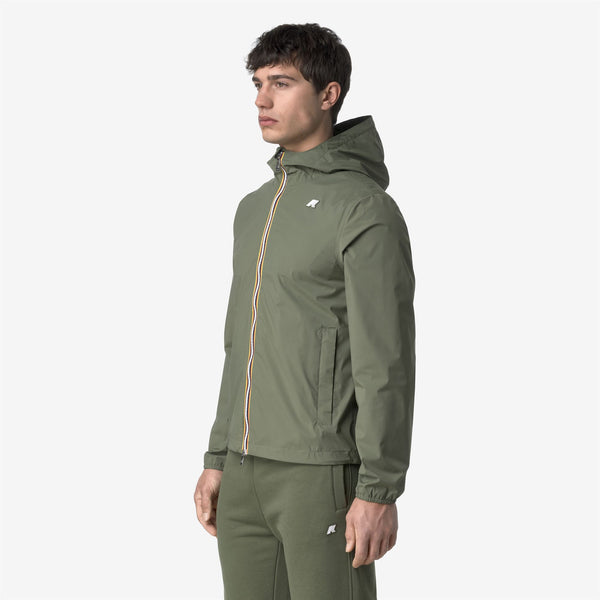 K Way JACK STRETCH NYLON JERSEY GREEN LICHEN