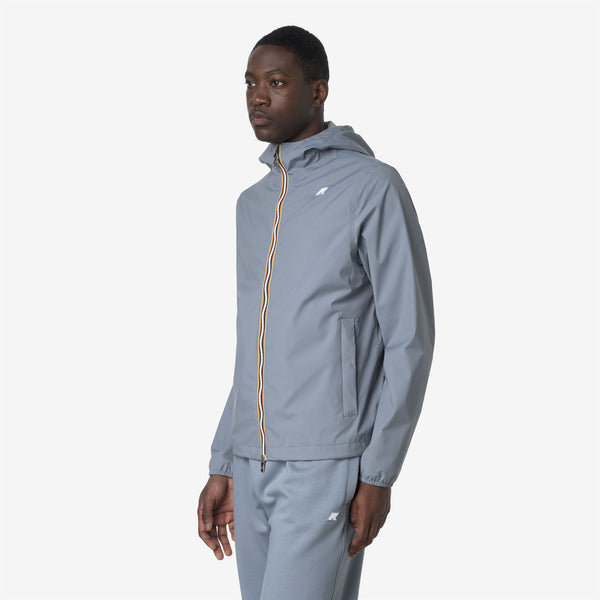 K Way JACK STRETCH NYLON JERSEY GREY MD
