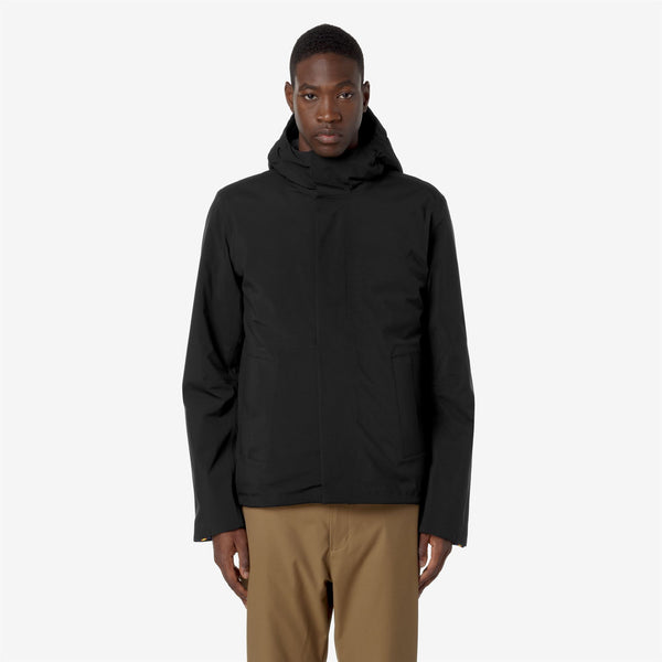 K Way JACKEN BONDED PADDED BLACK PURE