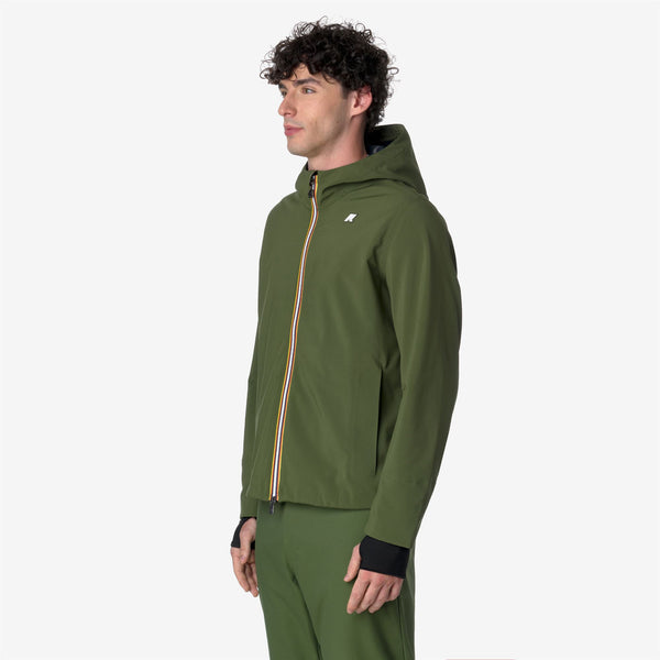 K Way JACKO BONDED GREEN C-BLUE D