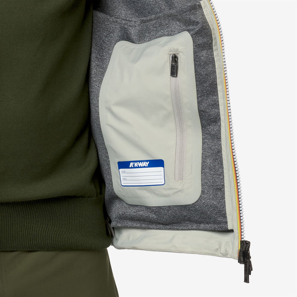 K Way JACKO BONDED JERSEY BEIGE LT