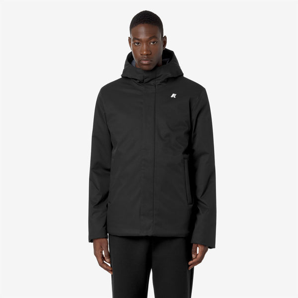 K Way JACKO TWILL MARMOTTA BLACK P-BLUE A