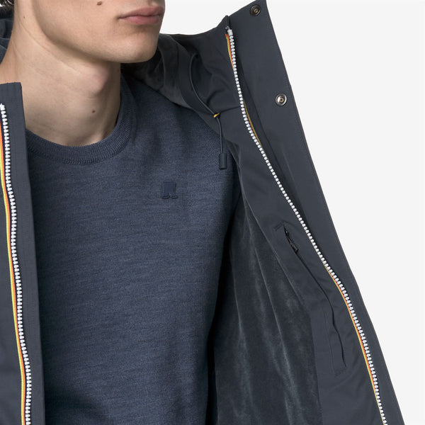 K Way JACKO TWILL MARMOTTA BLUE AIRFORCE COMBO