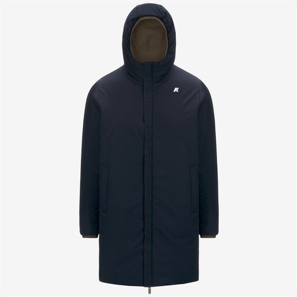 K Way JACOB ST WARM REVERSIBLE BROWN G-BLUE D