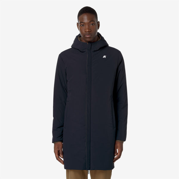 K Way JACOB ST WARM REVERSIBLE BROWN G-BLUE D