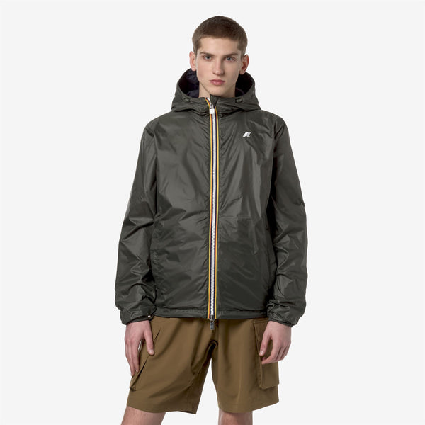 K Way JAKE PLUS.2 REVERSIBLE BLUE D-GREEN B