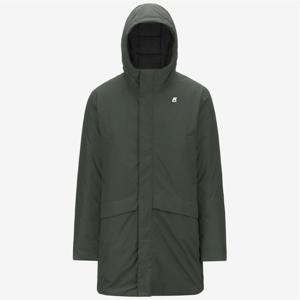 k way JARNO ST THERMO GREEN BLACKISH-BLACK PURE