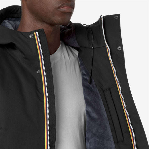 K Way JARNO TWILL MARMOTTA BLACK P-BLUE A