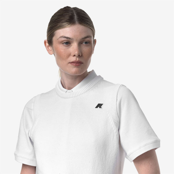 K Way JEANO MIX COTTON GOLF WHITE BRIGHT