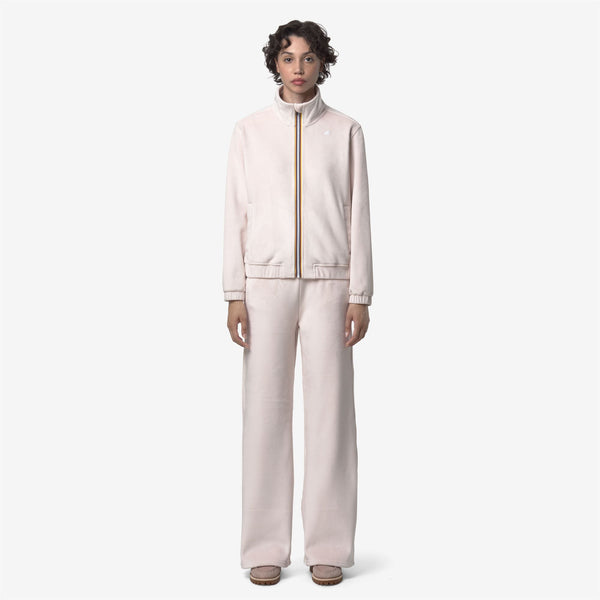 K Way JENNY VELOUR POLAR ROSE HUSHED-ROSE HUSHED