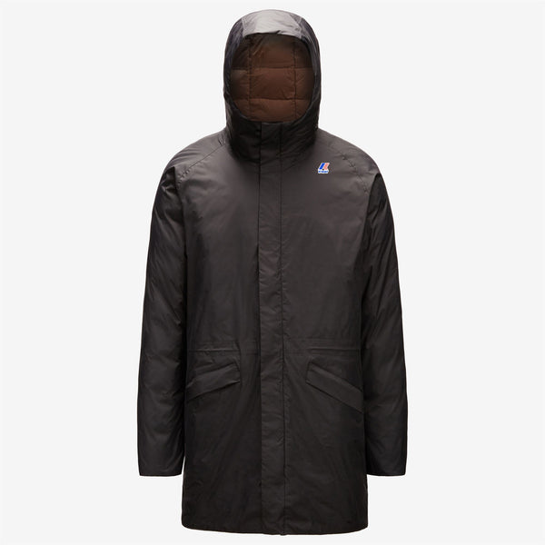 k way JEREMY THERMO PLUS.2 BLACK PURE-BEIGE TAUPE