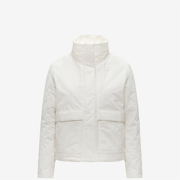 K Way KALI WARM COTTON NYLON WHITE GARDENIA