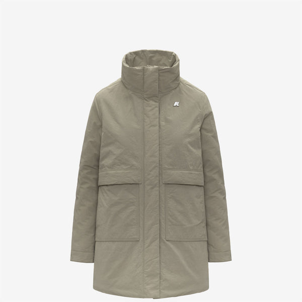 K Way KALIMA WARM COTTON NYLON GREEN OAK