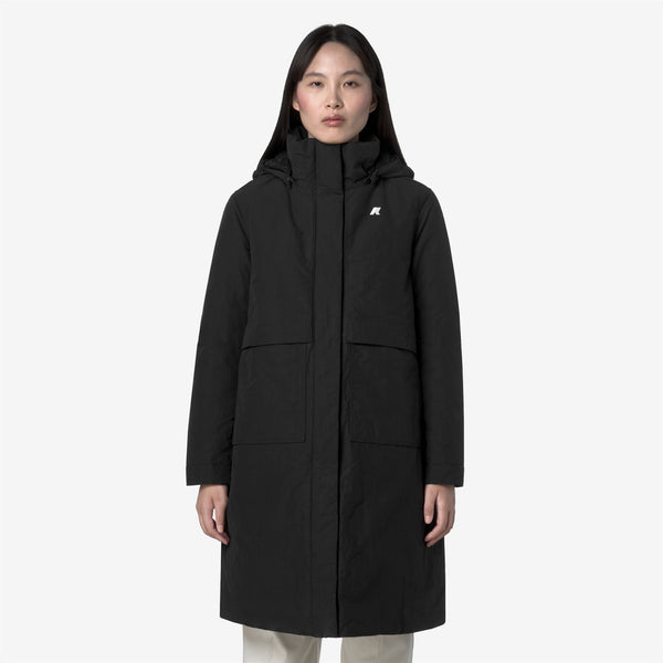 K Way KALISHA WARM COTTON NYLON BLACK PURE