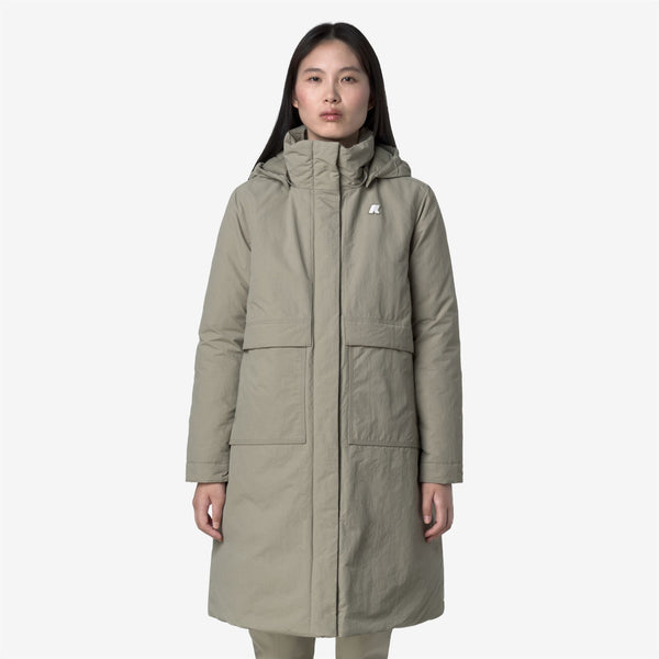 K Way KALISHA WARM COTTON NYLON GREEN OAK