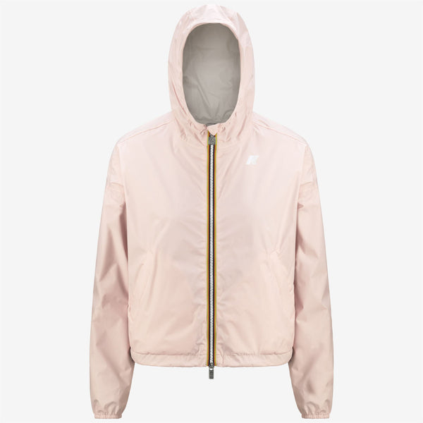 K Way LAURETTE PLUS.2 REVERSIBLE BEIGE LT-PINK