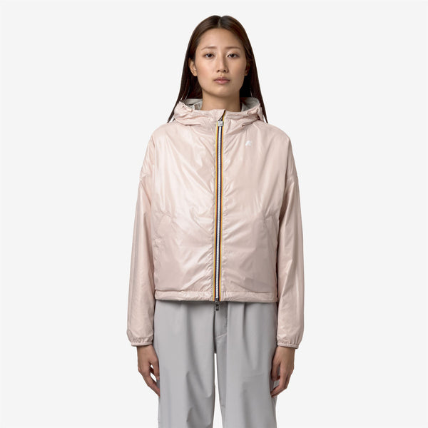 K Way LAURETTE PLUS.2 REVERSIBLE BEIGE LT-PINK