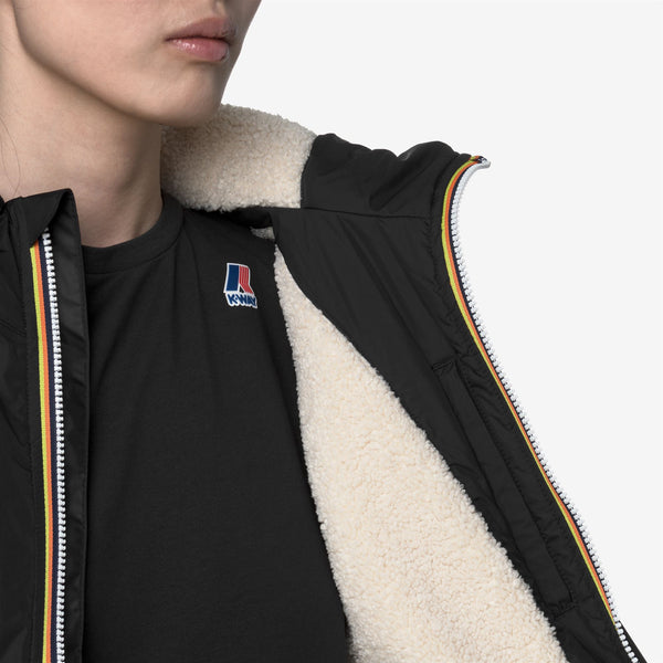 K Way LE VRAI 4.0 ALBINE ORSETTO BLACK PURE