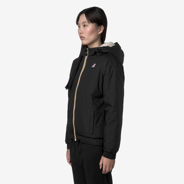 K Way LE VRAI 4.0 ALBINE ORSETTO BLACK PURE