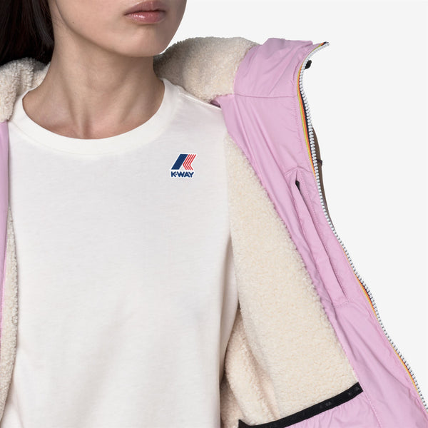 K Way LE VRAI 4.0 ALBINE ORSETTO PINK LAVENDER