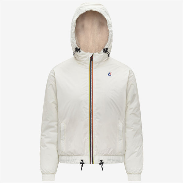 k way LE VRAI 4.0 ALBINE ORSETTO WHITE GARDENIA