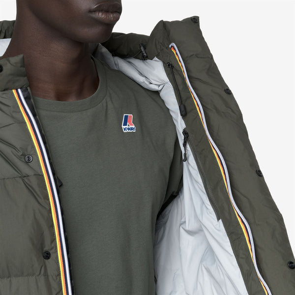 K Way LE VRAI 4.0 AURELE HEAVY WARM GREEN BLACKISH