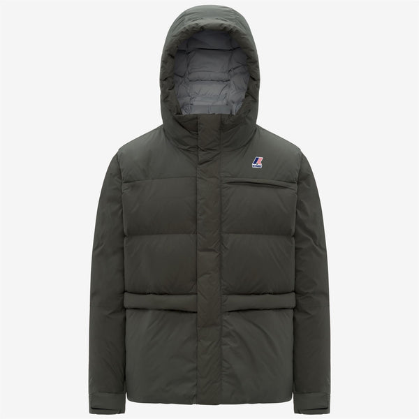 k way LE VRAI 4.0 AURELE HEAVY WARM GREEN BLACKISH