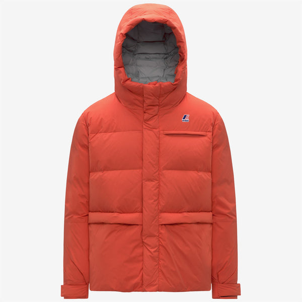 k way LE VRAI 4.0 AURELE HEAVY WARM ORANGE FIESTA