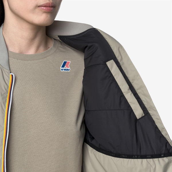 K Way LE VRAI 4.0 AZELIE WARM GREEN OAK