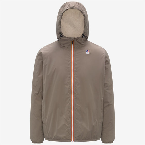 k way LE VRAI 4.0 CLAUDE ORSETTO BEIGE TAUPE