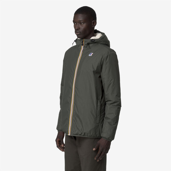 K Way LE VRAI 4.0 CLAUDE ORSETTO GREEN BLACKISH