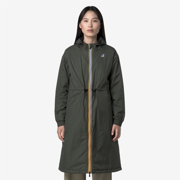 K Way LE VRAI 4.0 DELIA WARM GREEN BLACKISH