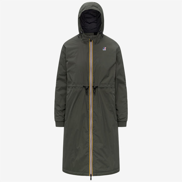 k way LE VRAI 4.0 DELIA WARM GREEN BLACKISH