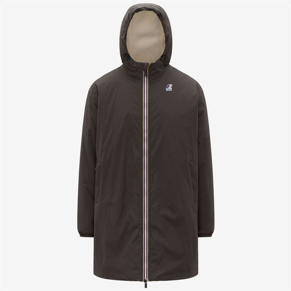 k way LE VRAI 4.0 EIFFEL EAST ORSETTO BLACK OLIVE