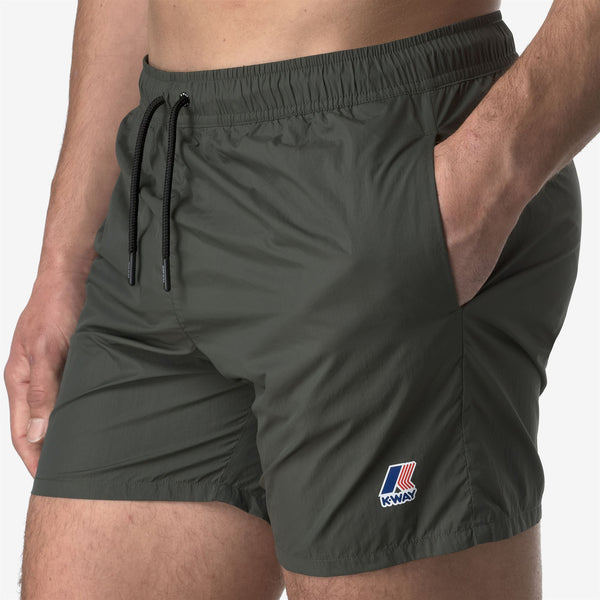 K Way LE VRAI OLIVIER GREEN BLACKISH