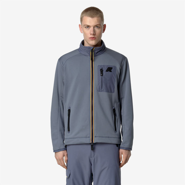 K Way LECREY GREY BLUE AVIO