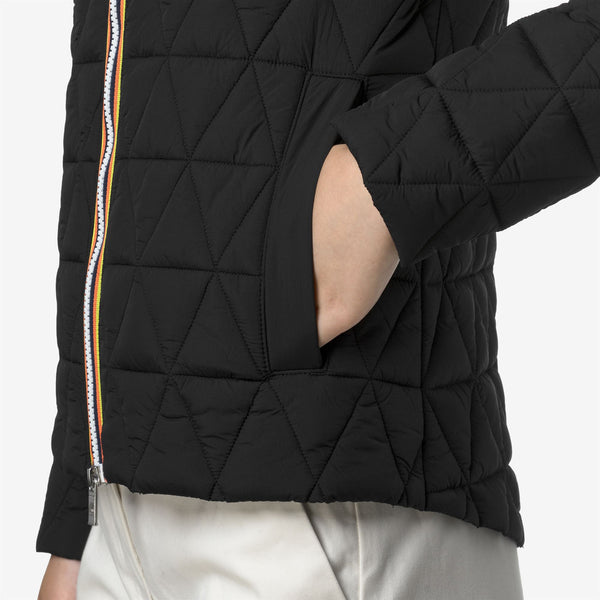K Way LIL DIAMOND QUILTED WARM BLACK PURE