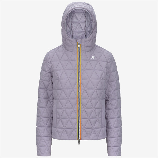 k way LIL DIAMOND QUILTED WARM VIOLET LAVENDER