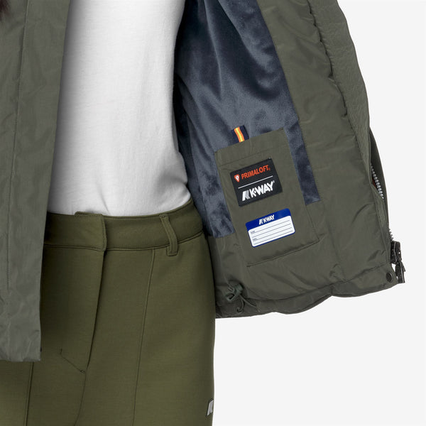 K Way LIL SOFT TOUCH MARMOTTA GREEN B-BLUE A